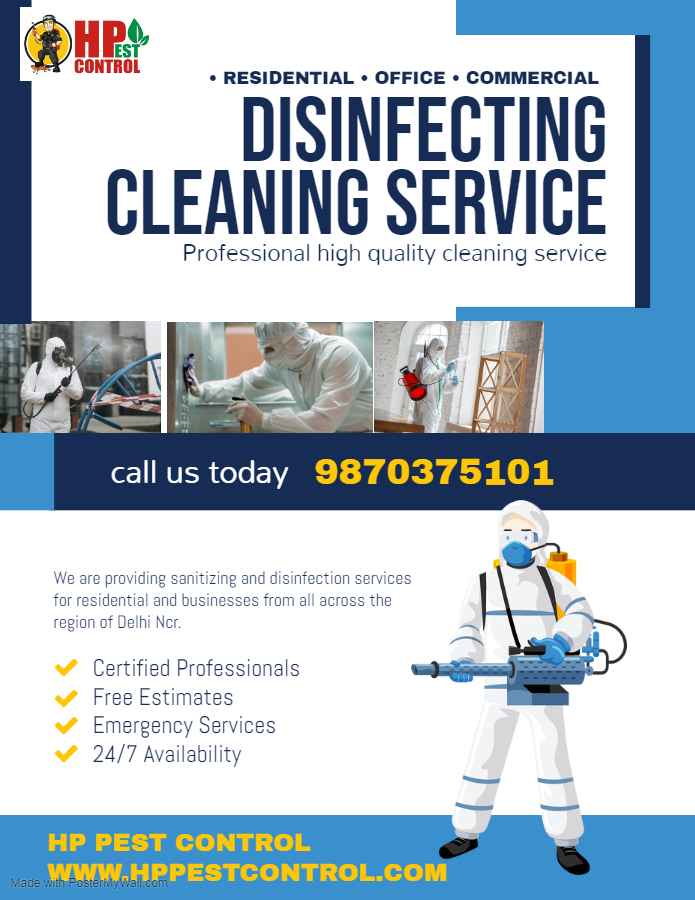 Disinfection spray Services in Delhi